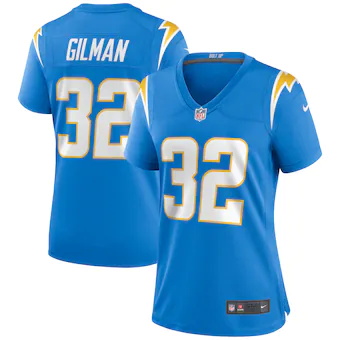 womens nike alohi gilman powder blue los angeles chargers g